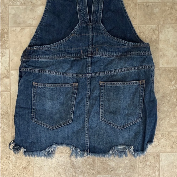 Free People Blue Denim Overalls - Picture 5 of 6